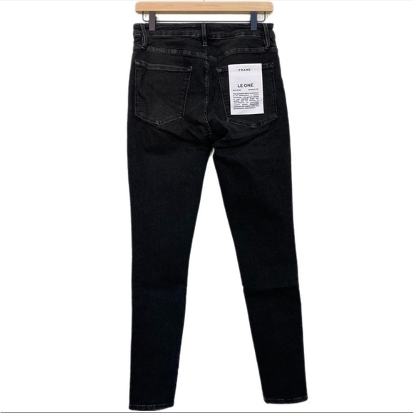 Women’s FRAME Denim Le One Skinny Mid Rise Jeans Size 1 (23-28, US 00-6) - Picture 11 of 14